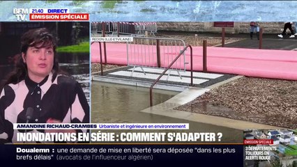 Inondations: "Avant c'était exceptionnel, maintenant ça va être récurrent", alerte l'urbaniste Amandine Richaud-Crambes