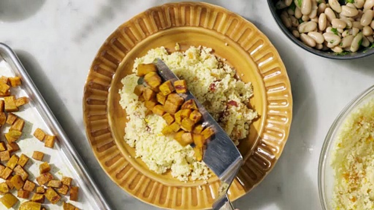Sweet Potato Couscous Sunshine Bowls Are Feel Good Food