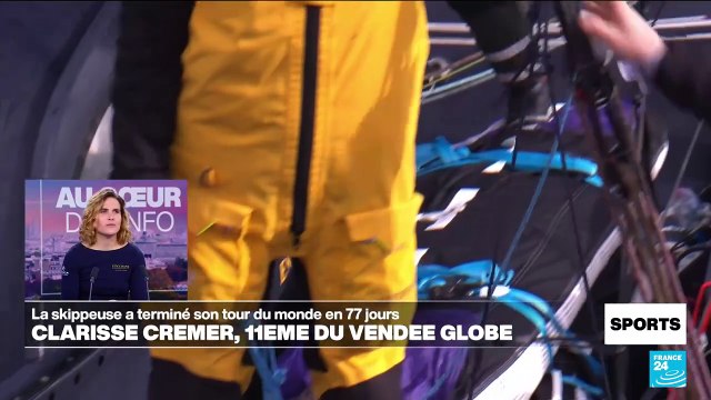 Vendée Globe : le bilan positif de Clarisse Crémer, 11ème du Vendée Globe 2024