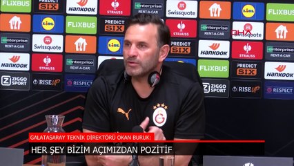 Galatasaray'da Okan Buruk: Her şey bizim açımızdan pozitif
