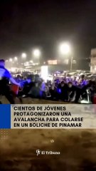 Cientos de jóvenes protagonizaron una avalancha para colarse en un boliche de Pinamar