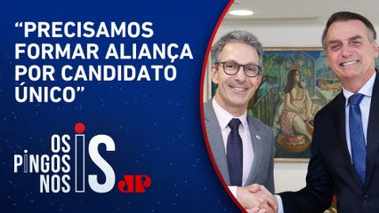 Zema defende Bolsonaro em 2026 ou união da oposição