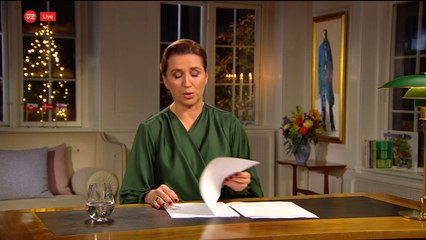 Statsminister Mette Frederiksen - Nytårstale | Live - 1 Januar 2025 | TV2
