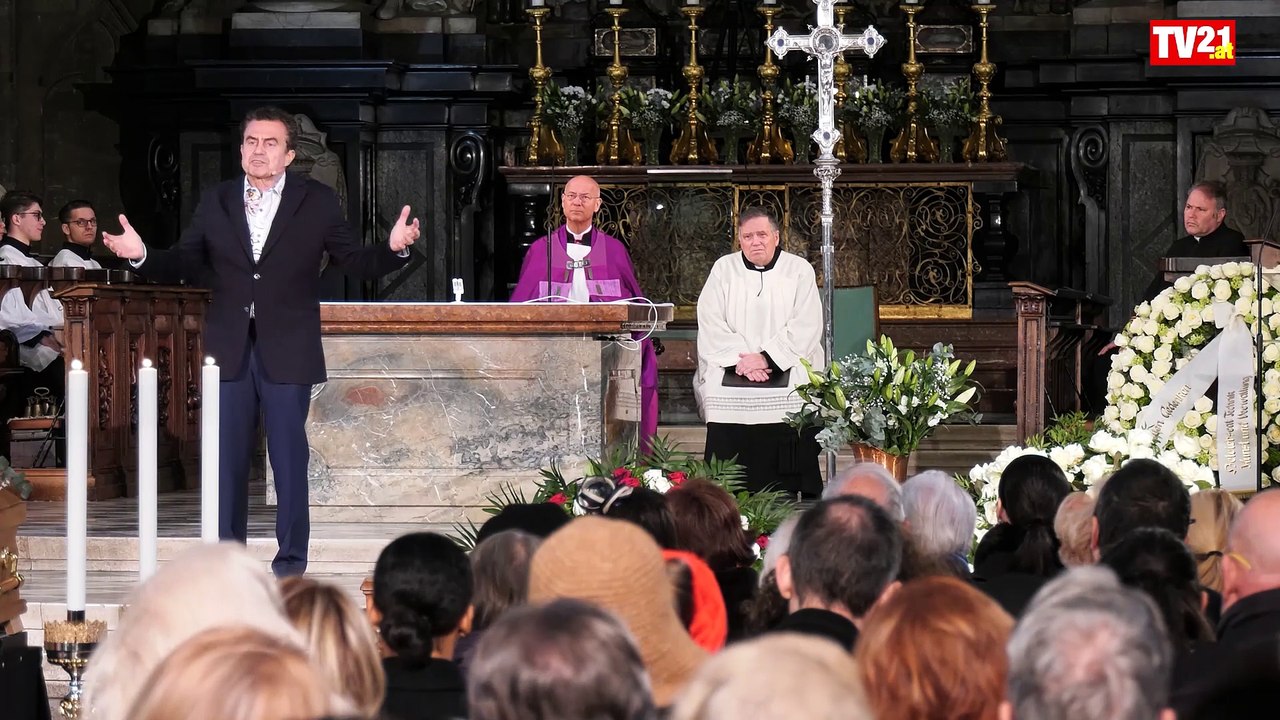 Verabschiedung Otto Schenk im Wiener Stephans Dom Sohn Konstantin über seinen Vater