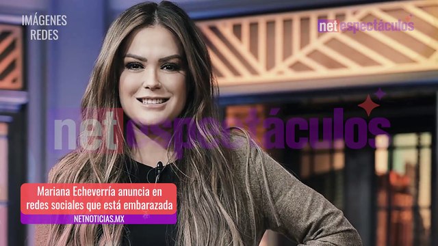 Mariana Echeverría presume su embarazo en redes sociales