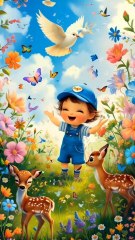 Maula ya sholli wasallim daiman Abada | kids video | kids cartoon | islamic kids video | cartoon|