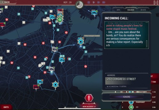 911 Operator Game (Free Game - Boston, Massachusetts, United States) Music Festival Mission