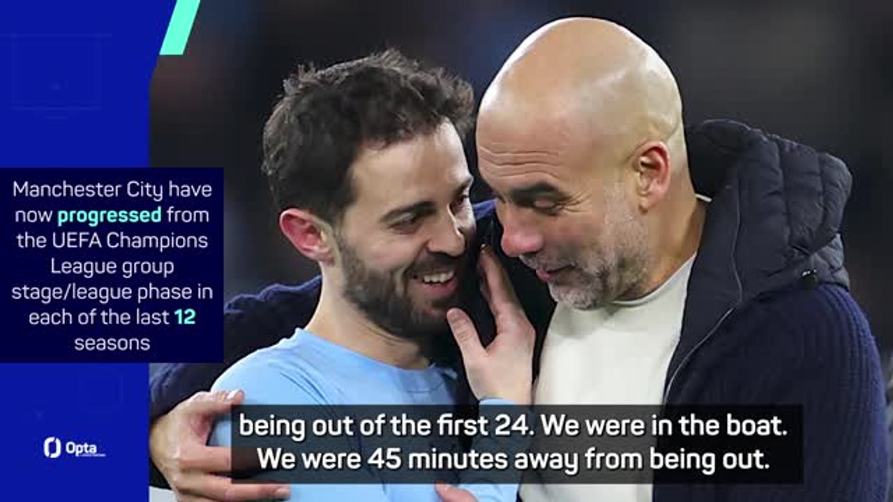 Guardiola says City taught an 'incredible lesson' after UCL qualification