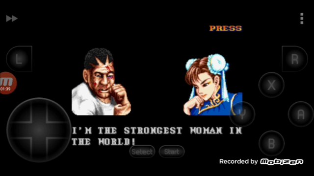 Street Fighter II Turbo: Hyper Fighting Balrog vs Chun-li Balrog é derrotado por Chun-li