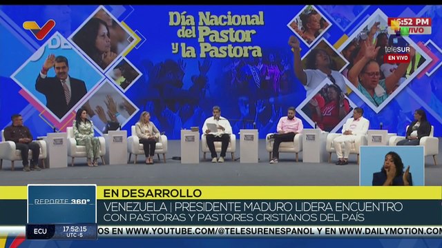 Pdte. Nicolás Maduro lidera un encuentro con los pastoras y pastores cristianos del país