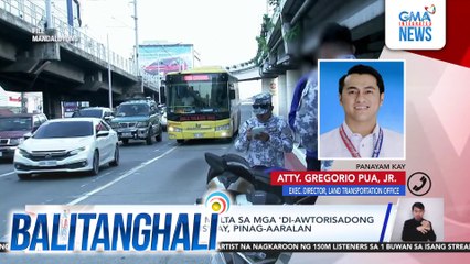 Panayam kay Atty. Gregorio Pua, Jr. Exec. Director ng LTO | Balitanghali