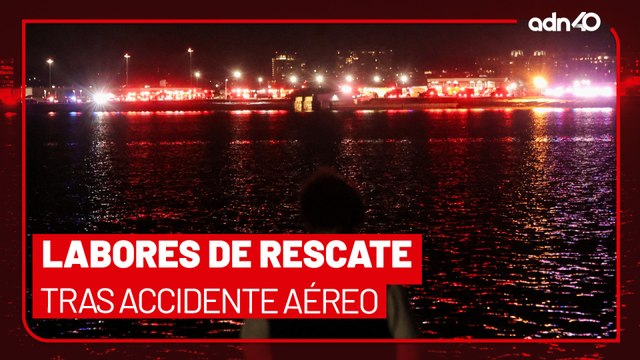 🚨¡Última Hora! Cuatro personas rescatadas tras accidente aéreo en Washington D.c.