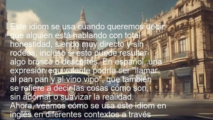 _La honestidad directa en inglés_