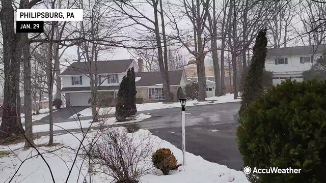 Snow squalls make for a windy, wintry Wednesday across the Northeast