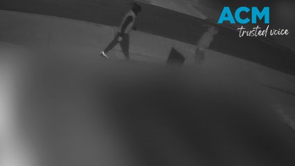 CCTV footage of stolen Ferrari in Truganina