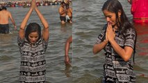 Mahakumbh 2025: Poonam Pandey Takes Holy Dip In Sangam Shares Video, Public Troll