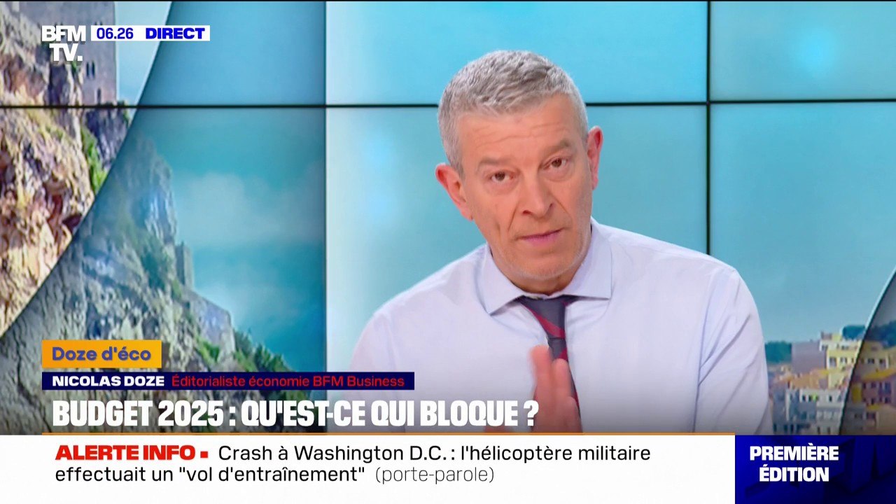 ÉDITO - Budget 2025: "67 milliards d'euros vont quitter le pays pour aller dans la poche de nos créanciers. C'est à peu près l'équivalent d'une année de recettes d'impôts sur les sociétés"