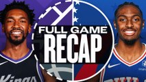 Game Recap: 76ers 117, Kings 104