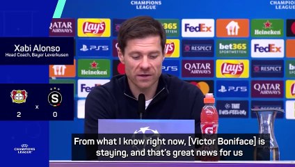 Alonso brings clarity on Boniface's future