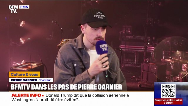 Le chanteur Pierre Garnier ouvre ses portes à BFMTV pour son concert à Aix-en-Provence