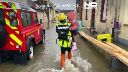 Ivo Fırtınası nedeniyle Fransa'nın kuzeybatısındaki üç bölgede kırmızı alarm verildi