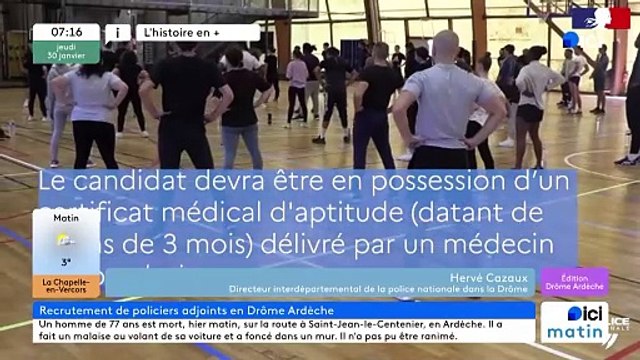 Envie de devenir policier-adjoint dans la Drôme ou en Ardèche ?
