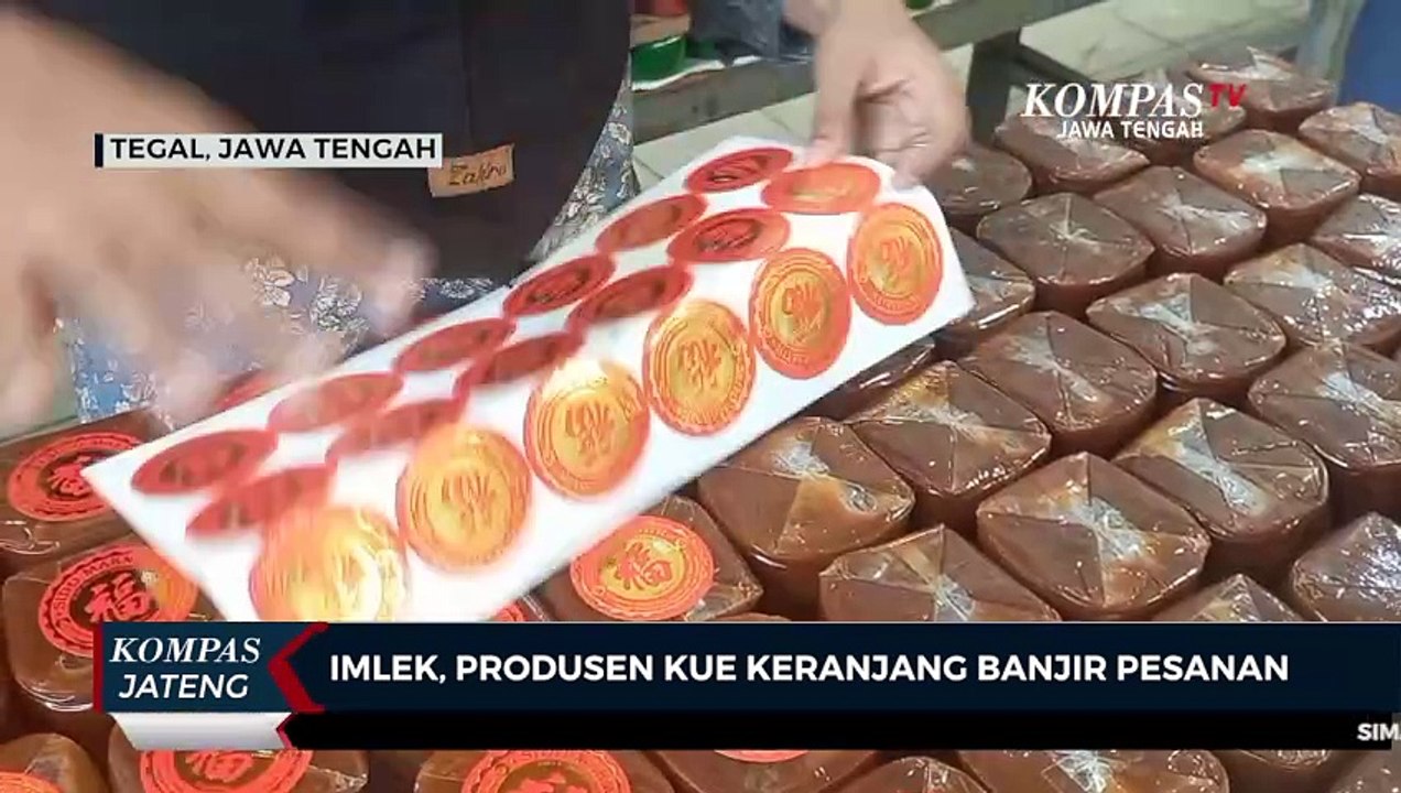 Imlek, Produsen Kue Keranjang Banjir Pesanan