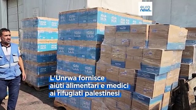 Guerra a Gaza: entra in vigore il divieto israeliano nei confronti dell'Unrwa