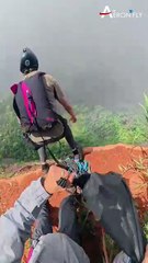 Talk about suspense! 🎢 Watch as the rope snaps during the heart-stopping attempt! You won’t believe what happens next! 🎥 | AeronFly | Make Your Safar Suhana