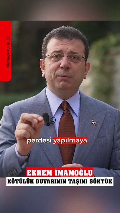 Ekrem İmamoğlu: Kötülük duvarının taşını söktük #sondakika #ibb #imamoğlu