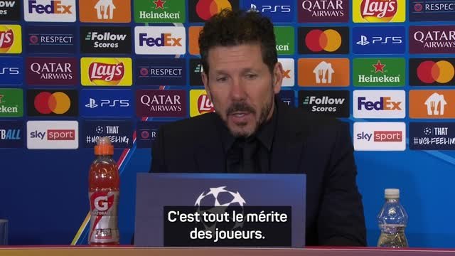 Atlético - Simeone : Une réaction incroyable et très importante