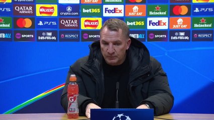 Brendan Rodgers on Celtic UCL playoff against Bayern or Madrid after Villa defeat