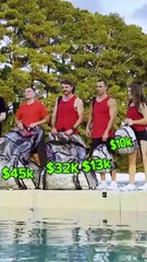 Whoever drops lest gets to keep what’s in the beg💰