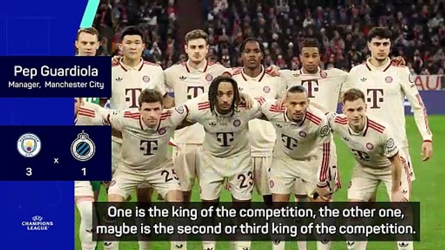 Real or Bayern will be favourites against City - Guardiola