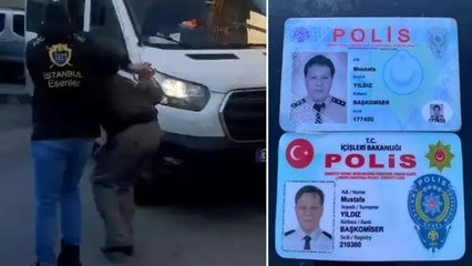 Esenler’de sahte polisi, kartındaki yazım hatası yakalattı