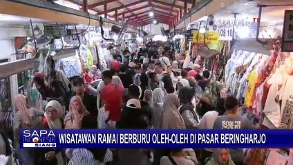 Pasar Beringharjo Yogyakarta Dipenuhi Wisatawan Jelang Akhir Libur Panjang