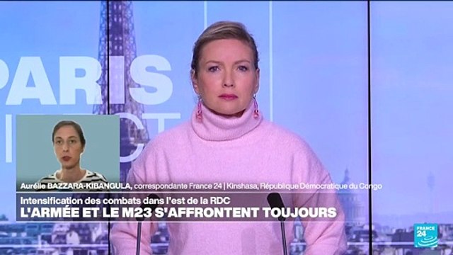 Intensification des combats entre l'armée et le M23 dans l'est de la RD Congo • FRANCE 24
