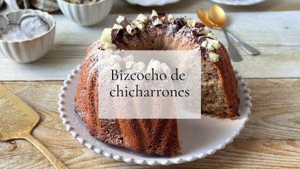 Bizcocho de chicharrones