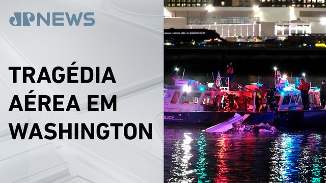 Acidente nos EUA: 19 corpos retirados do Rio Potomac após colisão entre avião e helicóptero