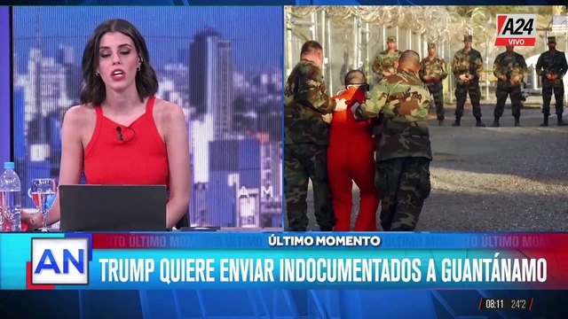 Trump anuncia centro de detención en Guantánamo para migrantes indocumentados