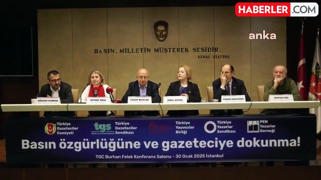 Tgc, Tgs, Türkyaybir, Tys, Pen Türkiye: Basın Özgürlüğüne ve Gazeteciye Dokunma!