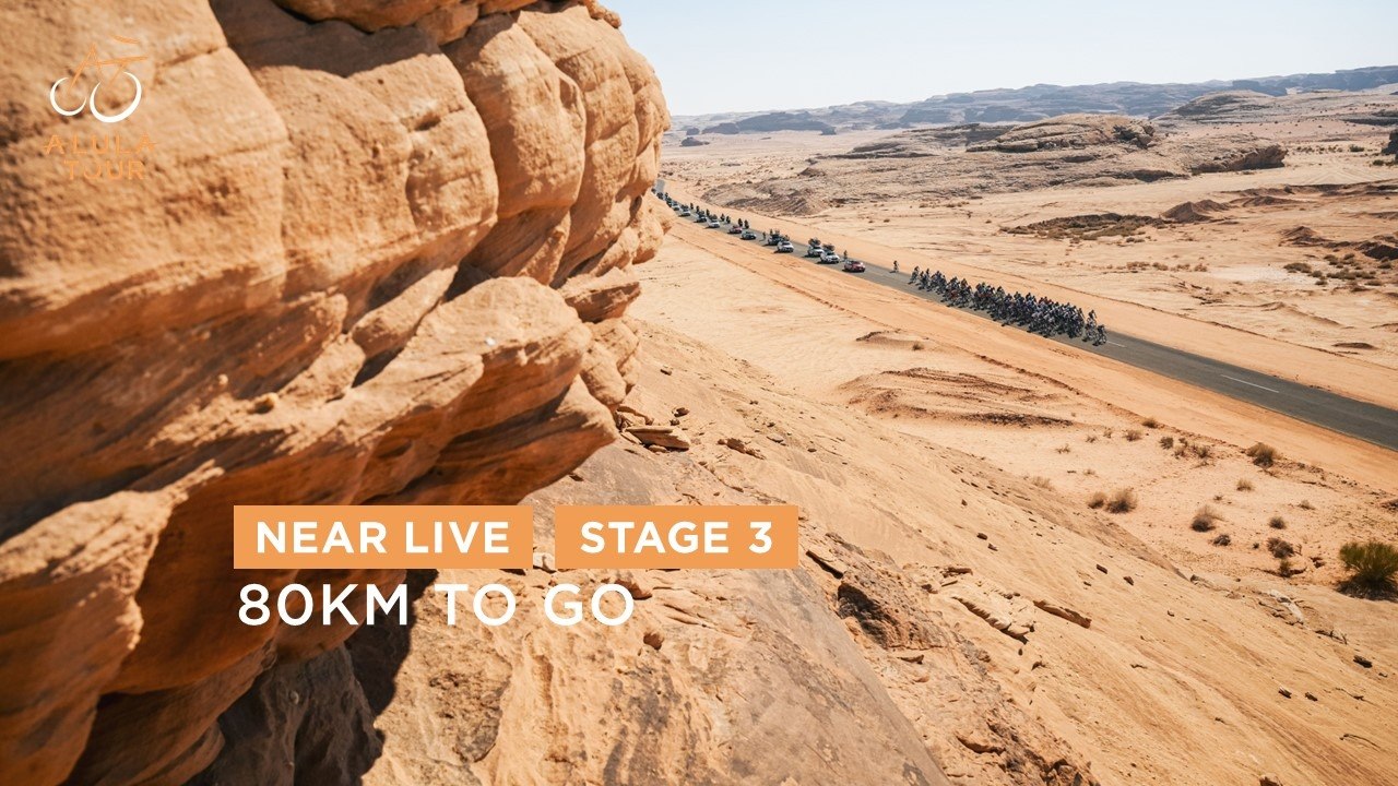 80km to go - Stage 3 - The AlUla Tour 2025