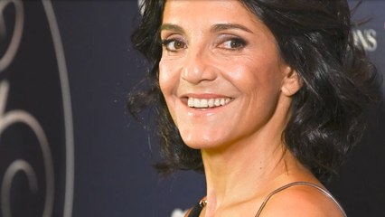 Florence Foresti accompagnée de sa fille lors de la Fashion Week