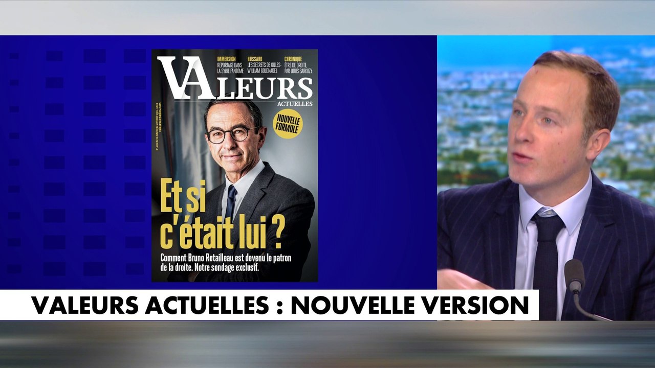 Tugdual Denis présente la nouvelle maquette de Valeurs Actuelles