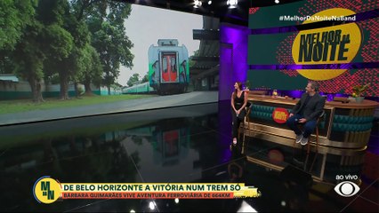 Conheça o trem que vai de Belo Horizonte (MG) a Vitória (ES) | Melhor da Noite