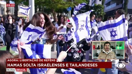 Hamas liberta reféns israelenses e tailandeses como parte do acordo