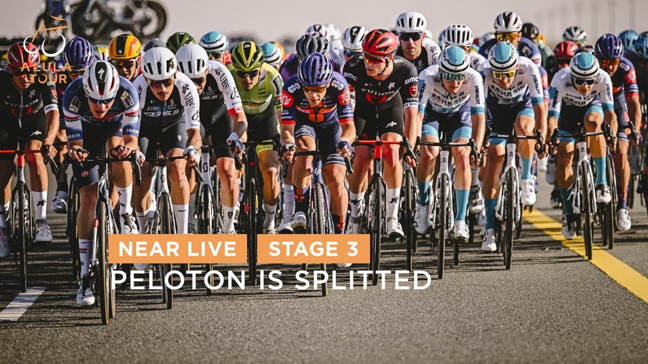 Peloton is splitted - Stage 3 - The AlUla Tour 2025