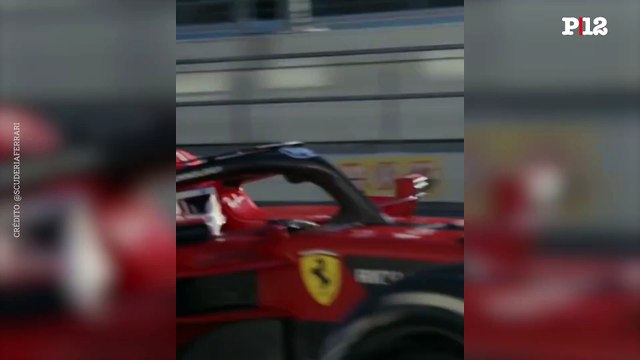 Charles Leclerc y Lewis Hamilton participan de las pruebas de Ferrari en Barcelona