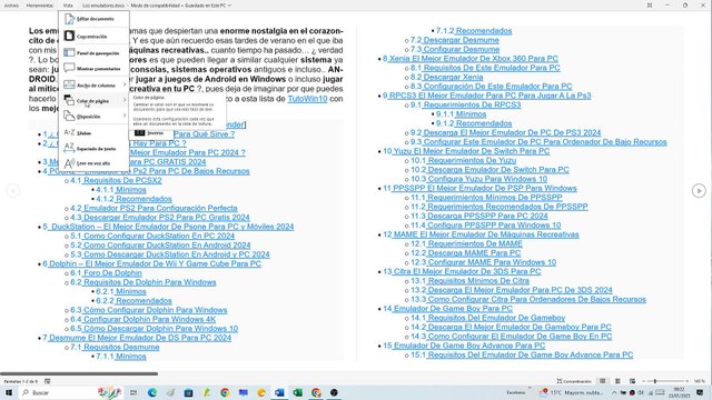🥱👀 Como ACTIVAR MODO VISTA CANSADA en WORD FÁCIL y RÁPIDO