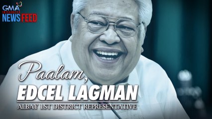 Albay 1st district Representative Edcel Lagman, pumanaw na | GMA Integrated Newsfeed